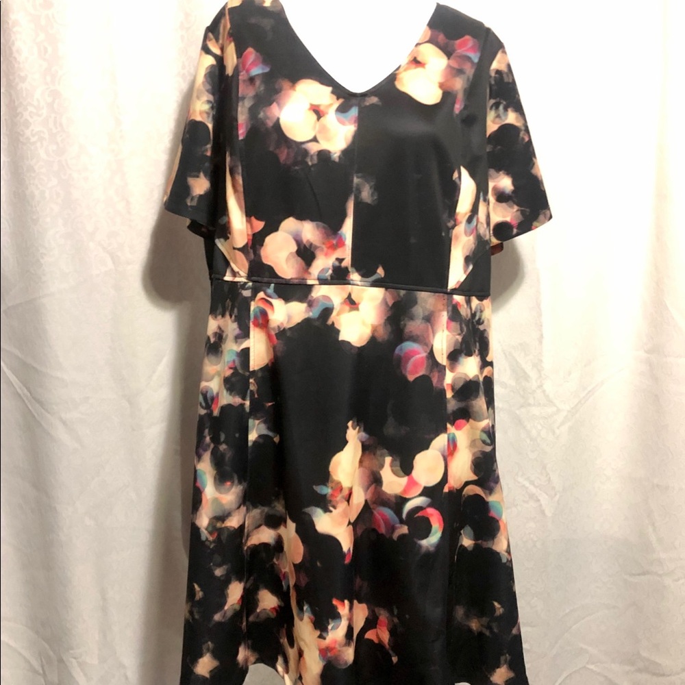 AVA AND VIV 4X City Lights skater dress